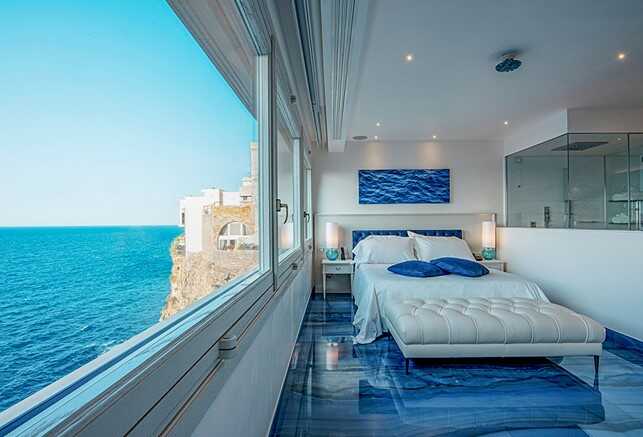 Suite avec vue sur la mer Grotta Palazzese